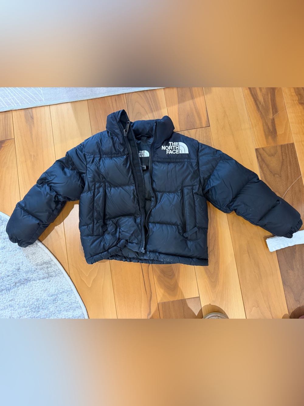 The North Face Kids size 6 Black Puffy Down-Style Jacket Neptune